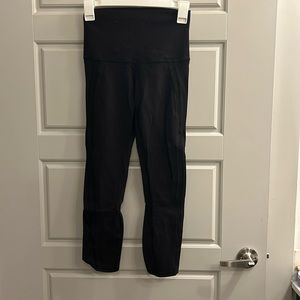 Lululemon leggings with mesh side detail